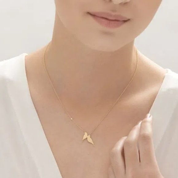 H. Stern 18K Gold Love Birds Necklace with Diamond - Picture 4 of 6